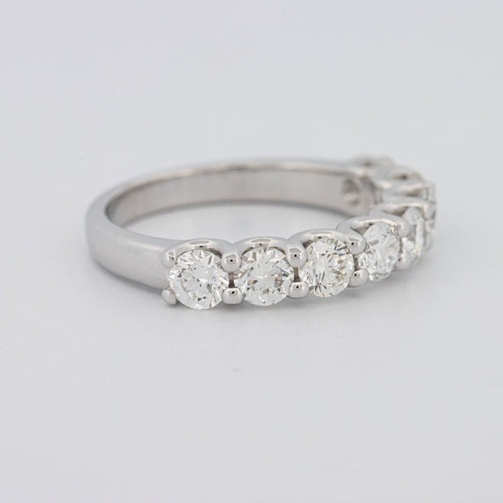 8 Half Round Floating Eternity Ring - ZIZOV DIAMONDS