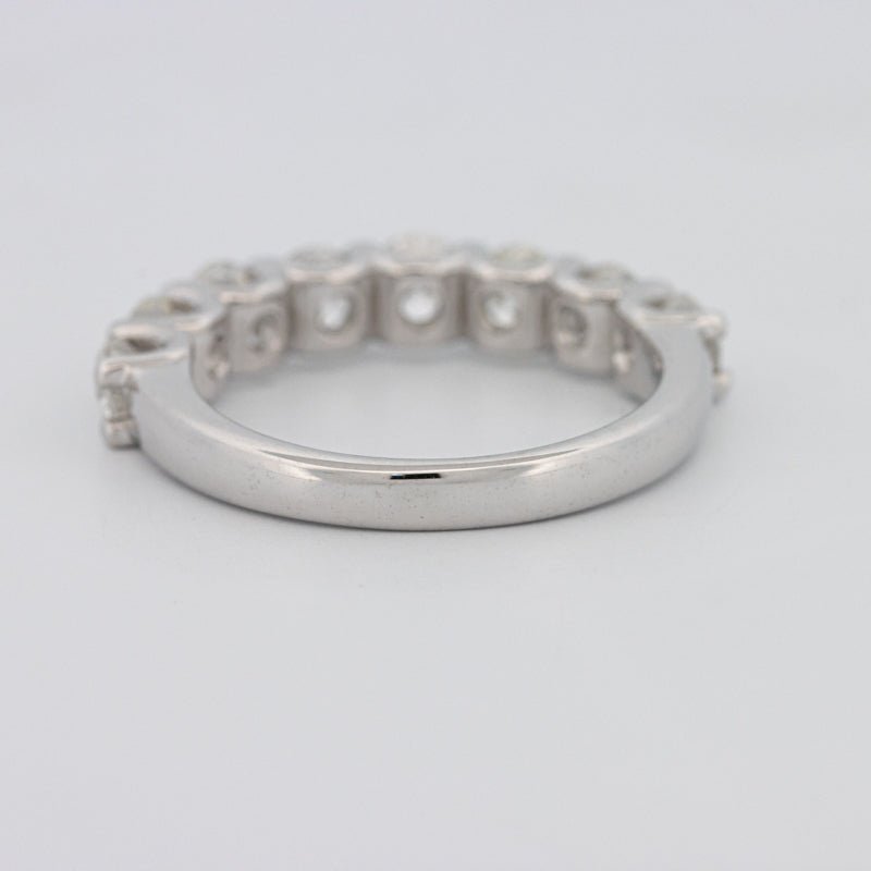 8 Half Round Floating Eternity Ring - ZIZOV DIAMONDS