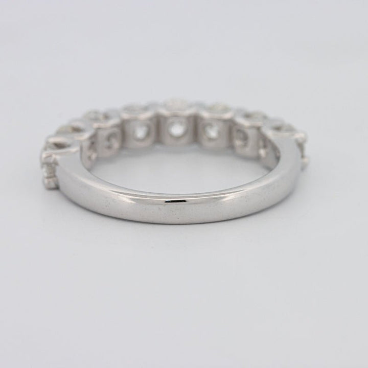 8 Half Round Floating Eternity Ring - ZIZOV DIAMONDS