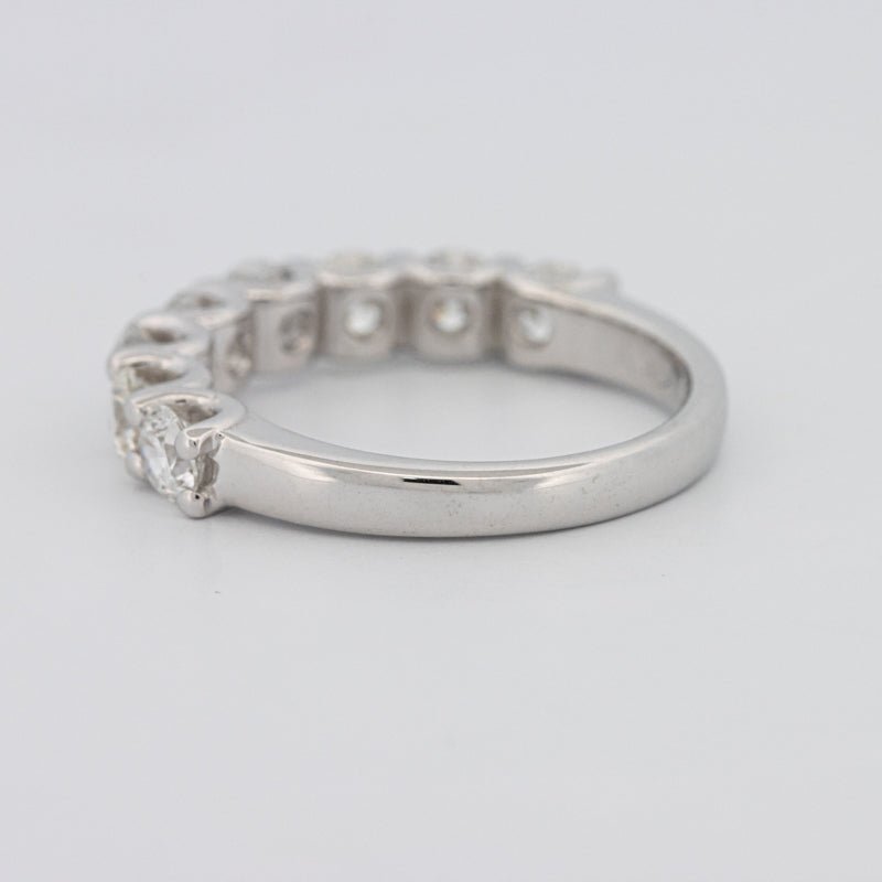 8 Half Round Floating Eternity Ring - ZIZOV DIAMONDS