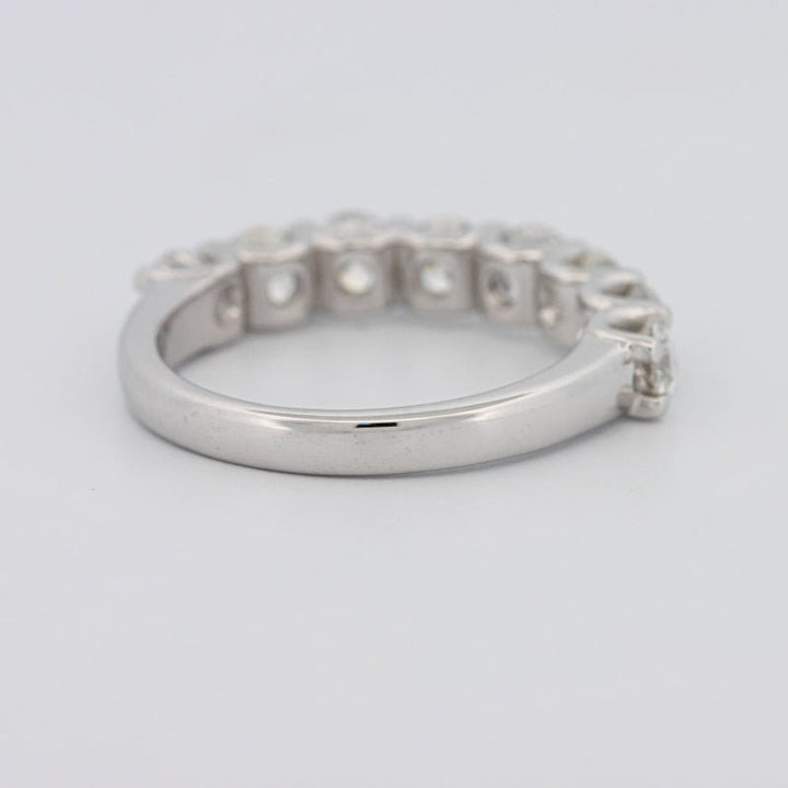 8 Half Round Floating Eternity Ring - ZIZOV DIAMONDS