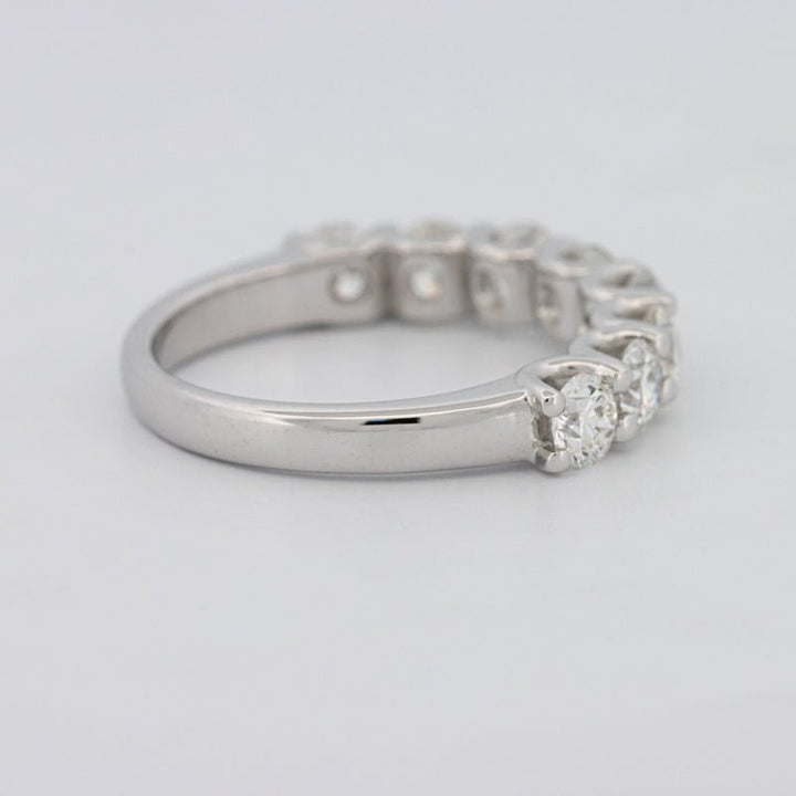 8 Half Round Floating Eternity Ring - ZIZOV DIAMONDS