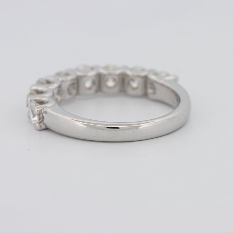 8 Half Round Floating Eternity Ring - ZIZOV DIAMONDS