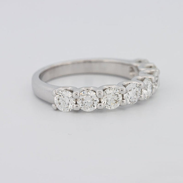 8 Half Round Floating Eternity Ring - ZIZOV DIAMONDS