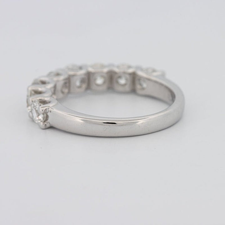 8 Half Round Floating Eternity Ring - ZIZOV DIAMONDS