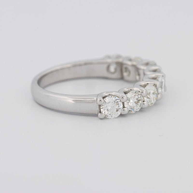 8 Half Round Floating Eternity Ring - ZIZOV DIAMONDS