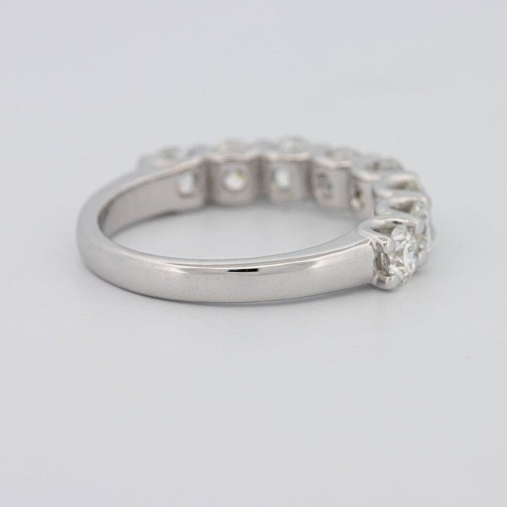 8 Half Round Floating Eternity Ring - ZIZOV DIAMONDS