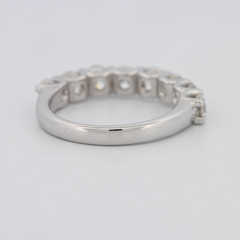 8 Half Round Floating Eternity Ring - ZIZOV DIAMONDS