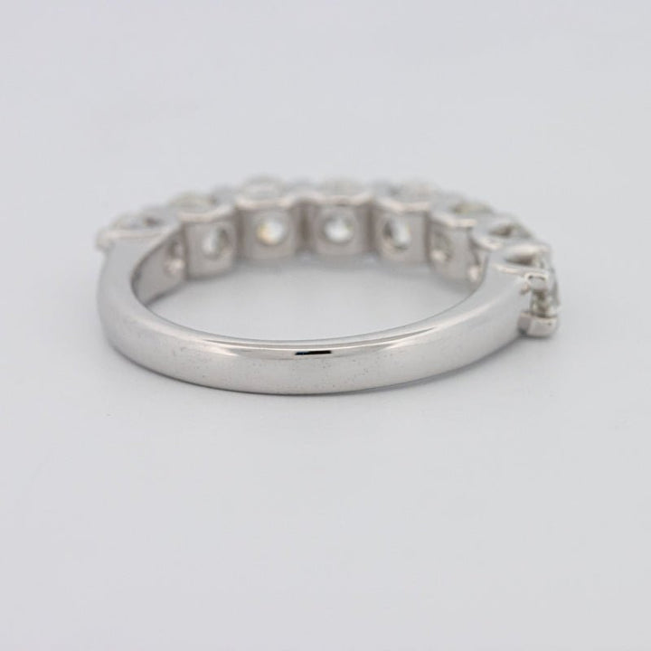 8 Half Round Floating Eternity Ring - ZIZOV DIAMONDS