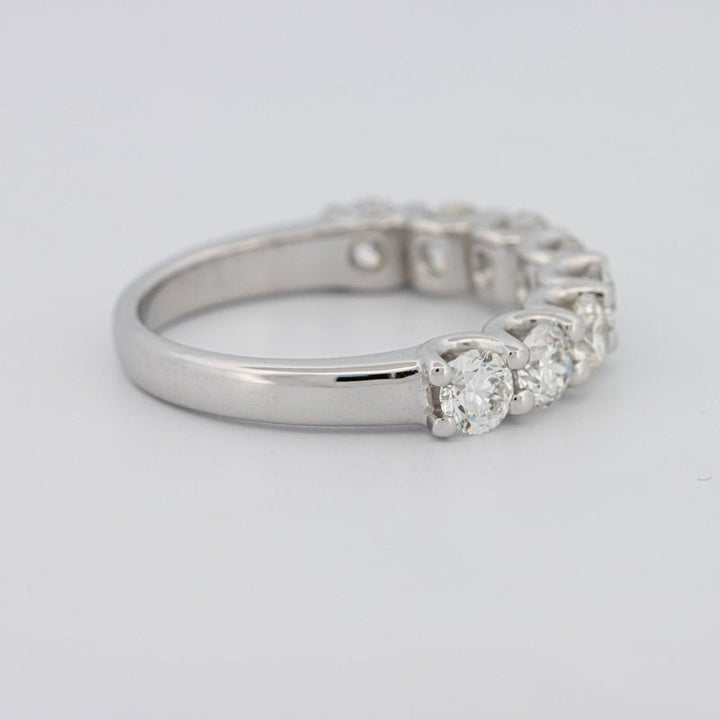 8 Half Round Floating Eternity Ring - ZIZOV DIAMONDS