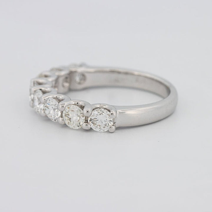 8 Half Round Floating Eternity Ring - ZIZOV DIAMONDS