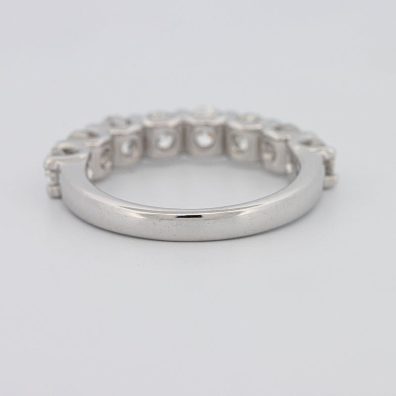 8 Half Round Floating Eternity Ring - ZIZOV DIAMONDS