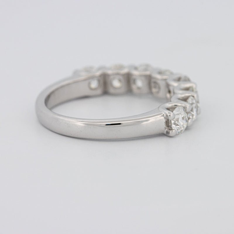 8 Half Round Floating Eternity Ring - ZIZOV DIAMONDS