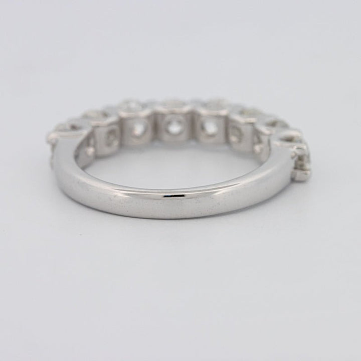 8 Half Round Floating Eternity Ring - ZIZOV DIAMONDS
