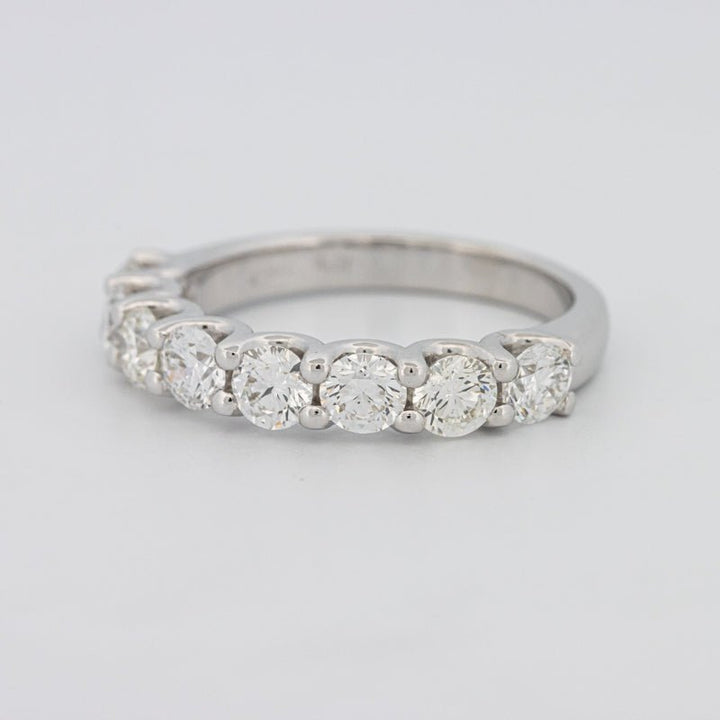 8 Half Round Floating Eternity Ring - ZIZOV DIAMONDS