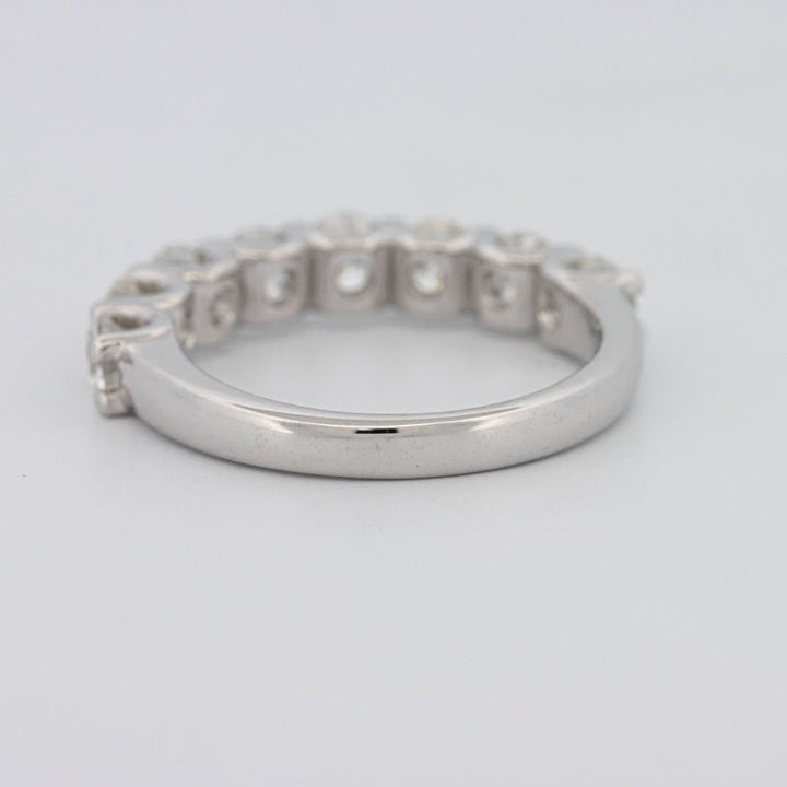 8 Half Round Floating Eternity Ring - ZIZOV DIAMONDS