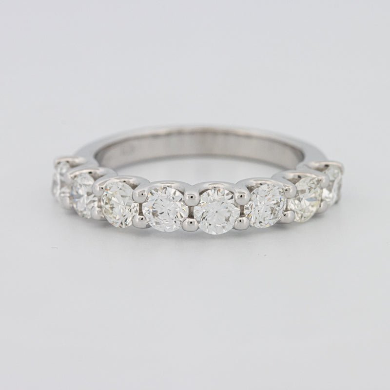 8 Half Round Floating Eternity Ring - ZIZOV DIAMONDS