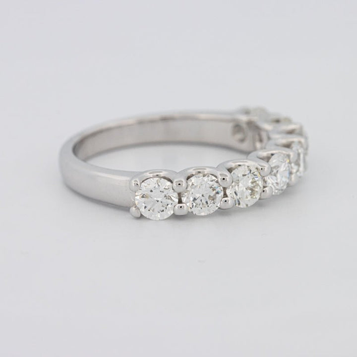 8 Half Round Floating Eternity Ring - ZIZOV DIAMONDS