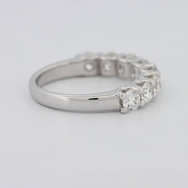 8 Half Round Floating Eternity Ring - ZIZOV DIAMONDS