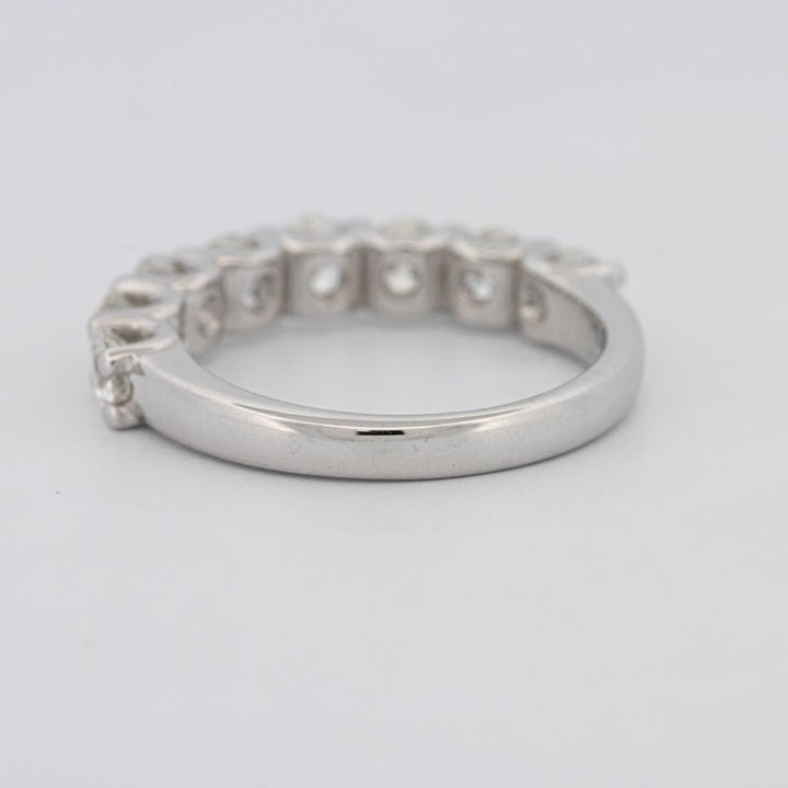 8 Half Round Floating Eternity Ring - ZIZOV DIAMONDS