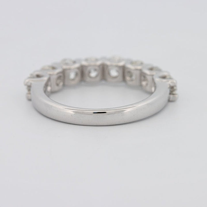 8 Half Round Floating Eternity Ring - ZIZOV DIAMONDS