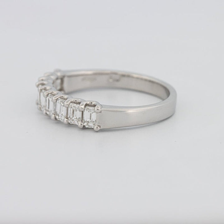 9 Half Emerald Eternity Ring - ZIZOV DIAMONDS