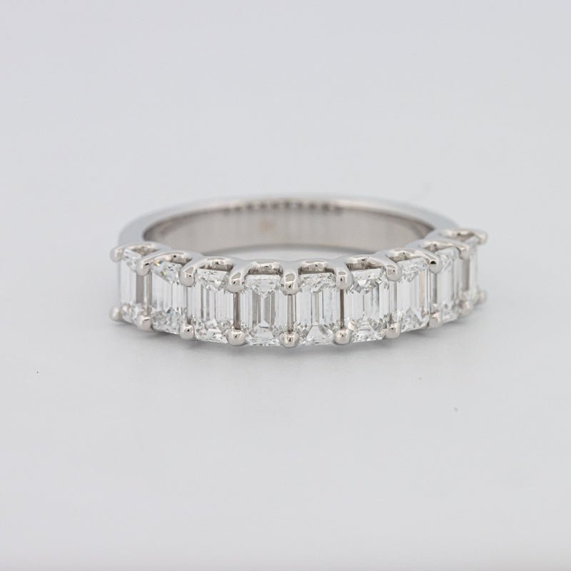 9 Half Emerald Eternity Ring - ZIZOV DIAMONDS