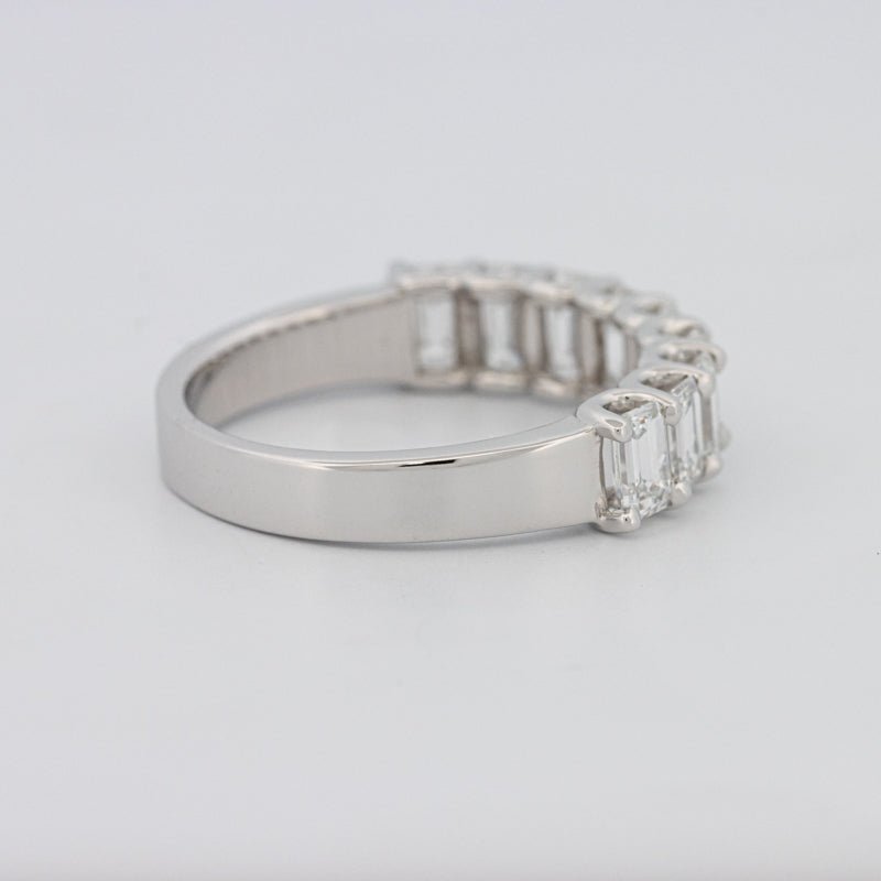 9 Half Emerald Eternity Ring - ZIZOV DIAMONDS