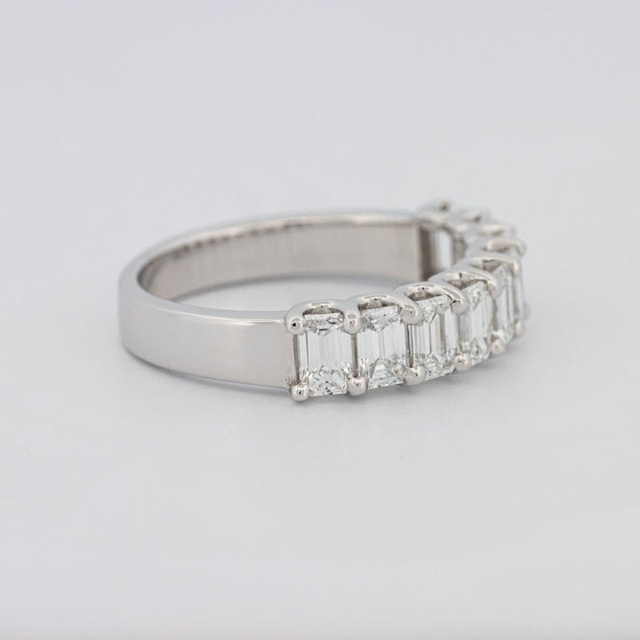 9 Half Emerald Eternity Ring - ZIZOV DIAMONDS