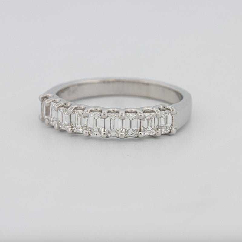 9 Half Emerald Eternity Ring - ZIZOV DIAMONDS