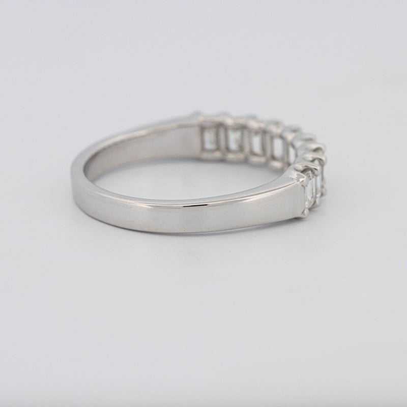 9 Half Emerald Eternity Ring - ZIZOV DIAMONDS