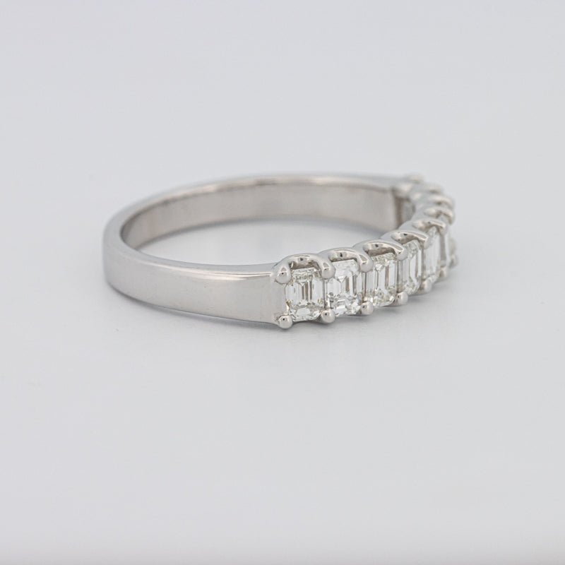 9 Half Emerald Eternity Ring - ZIZOV DIAMONDS