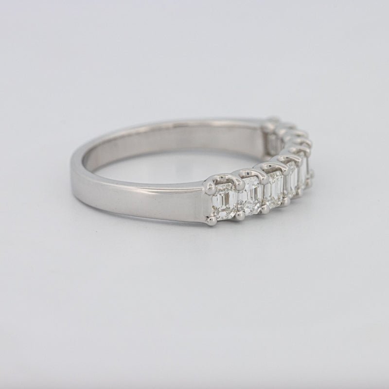 9 Half Emerald Eternity Ring - ZIZOV DIAMONDS