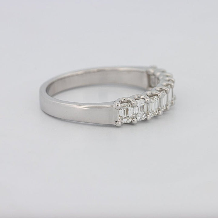 9 Half Emerald Eternity Ring - ZIZOV DIAMONDS