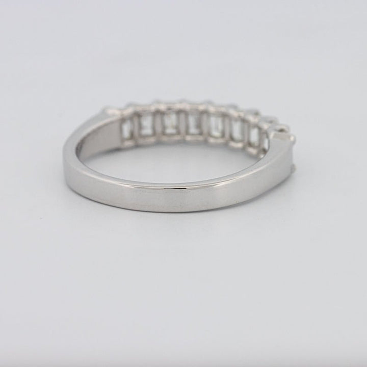 9 Half Emerald Eternity Ring - ZIZOV DIAMONDS