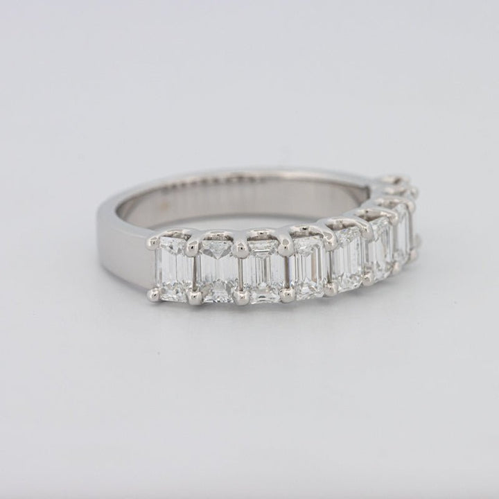 9 Half Emerald Eternity Ring - ZIZOV DIAMONDS