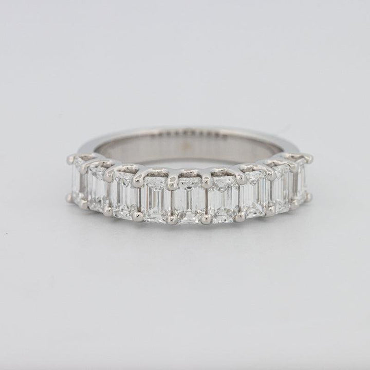 9 Half Emerald Eternity Ring - ZIZOV DIAMONDS