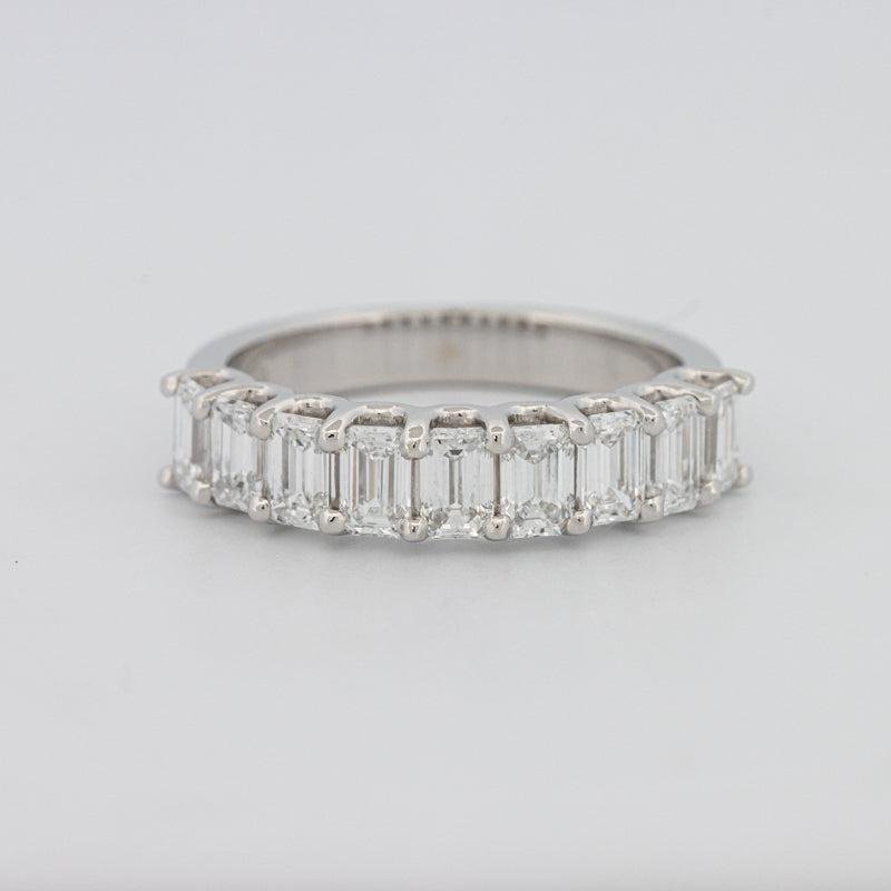 9 Half Emerald Eternity Ring - ZIZOV DIAMONDS