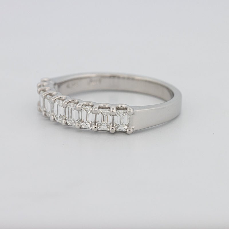 9 Half Emerald Eternity Ring - ZIZOV DIAMONDS