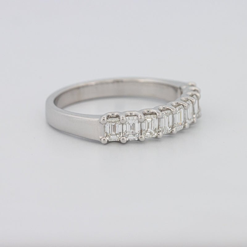 9 Half Emerald Eternity Ring - ZIZOV DIAMONDS