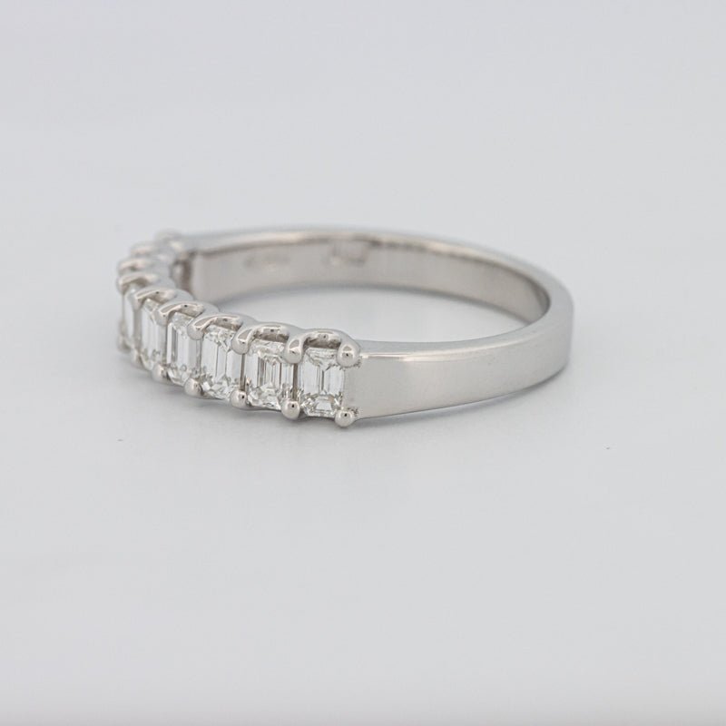 9 Half Emerald Eternity Ring - ZIZOV DIAMONDS