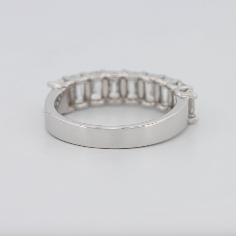 9 Half Emerald Eternity Ring - ZIZOV DIAMONDS