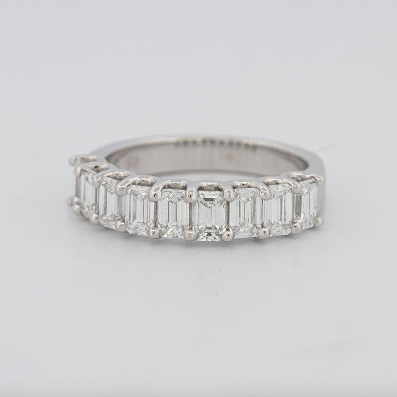 9 Half Emerald Eternity Ring - ZIZOV DIAMONDS