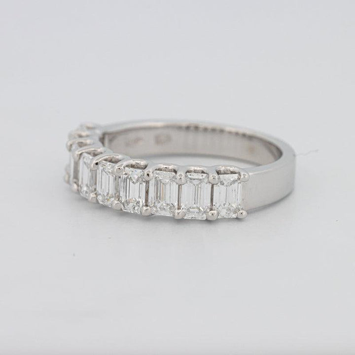 9 Half Emerald Eternity Ring - ZIZOV DIAMONDS