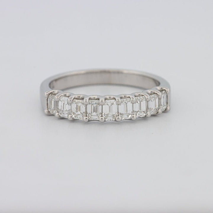 9 Half Emerald Eternity Ring - ZIZOV DIAMONDS
