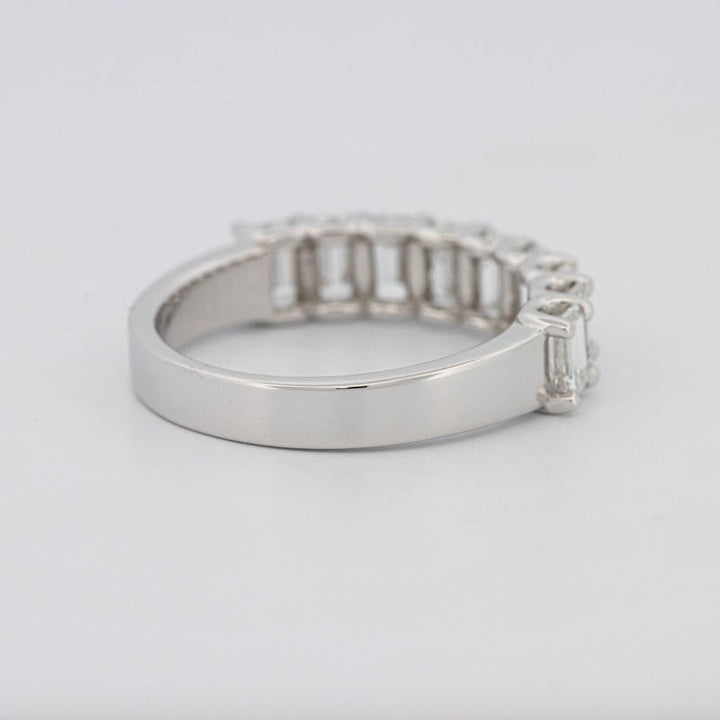 9 Half Emerald Eternity Ring - ZIZOV DIAMONDS