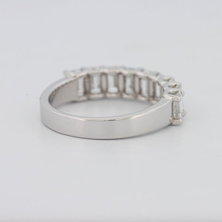 9 Half Emerald Eternity Ring - ZIZOV DIAMONDS