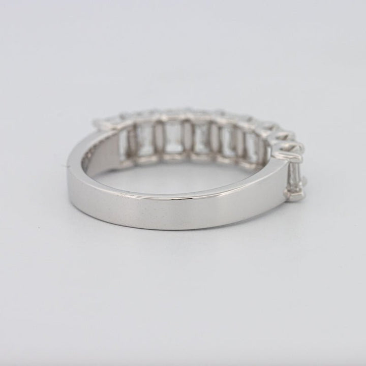 9 Half Emerald Eternity Ring - ZIZOV DIAMONDS