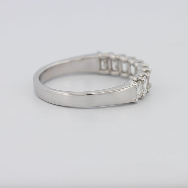 9 Half Emerald Eternity Ring - ZIZOV DIAMONDS