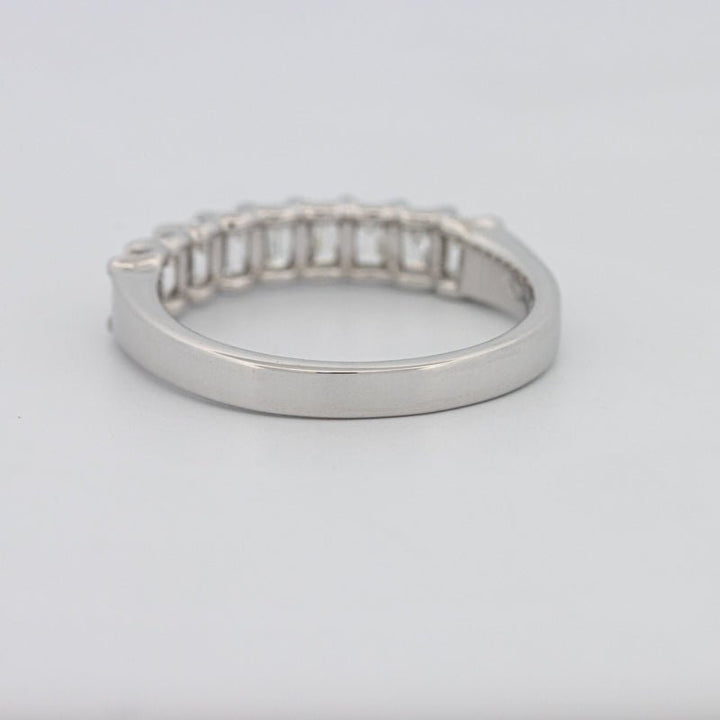 9 Half Emerald Eternity Ring - ZIZOV DIAMONDS